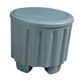 thumbnail image 4 of Elodie Storage Ottoman Creative Shoe Changing Stool for Bedroom Living Room Balcony Blue, 4 of 8
