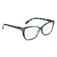 thumbnail image 2 of Equate Women's Orchid Cateye Reading Glasses with Case, Blue Purple Tortoise, +2.00, 2 of 9