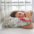 thumbnail image 5 of Valentine's Day Pillow Covers, Linen Long Throw Pillow Case, Pink Love Heart Country Eucalyptus Farm Wooden Holiday Pillow Protector Decorative Cushion Cover for Living Room/Bedroom 12" x 20", 5 of 8