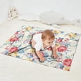 thumbnail image 2 of Pioneer Flower Floral Print Pattern Blanket,Comfortable Soft Lamb Wool Throw Blanket,All Season,Warm Lightweight Blankets for Sofa Bed Couch Living Room Chair,30"x40", 2 of 4