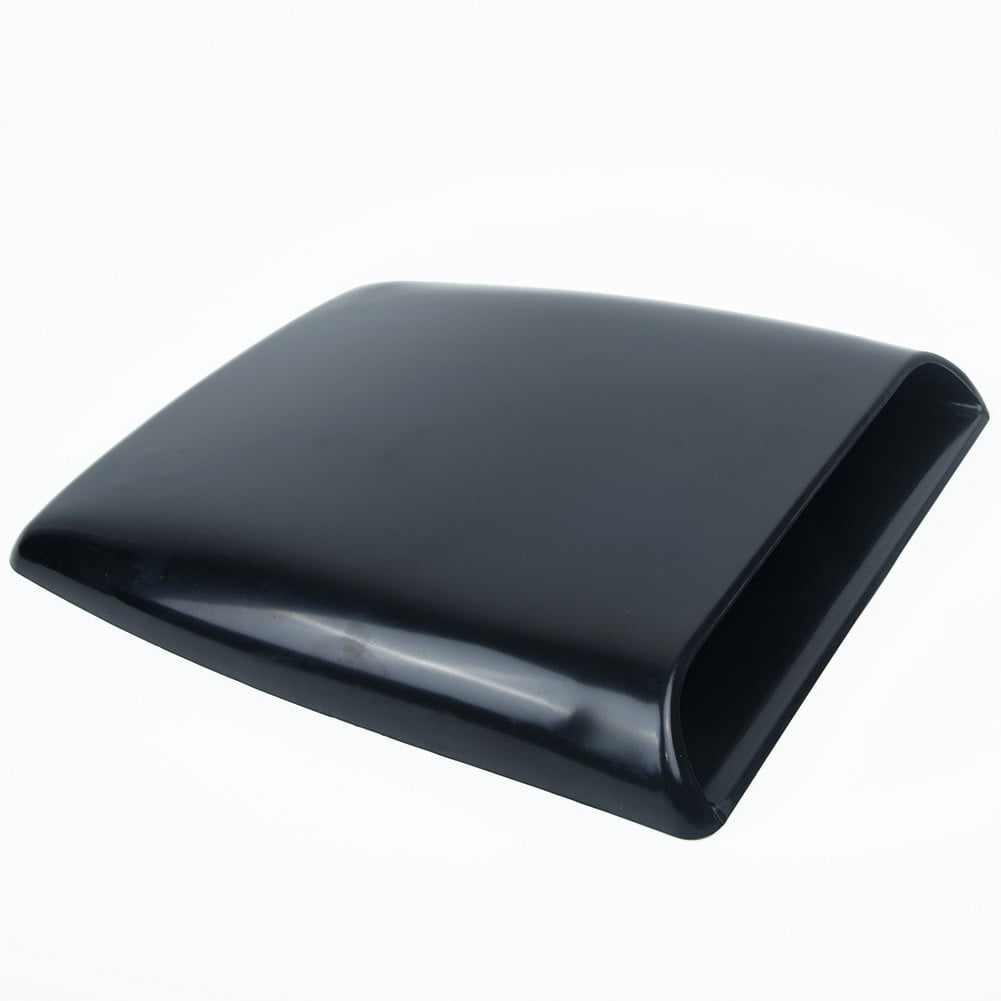 Mduoduo 1x Universal Car Bonnet Hood Scoop Air Flow Intake Vent Cover-Decorative ABS-Plastic 28*25*3.3cm Car-Acesssories Car Accessories
