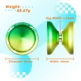 thumbnail image 4 of MAGICYOYO Unresponsive Yoyo V10 Yoyo Green Yellow- Professional Finger Spin Tricks Yoyo for Beginner, 4 of 7