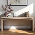 thumbnail image 2 of Tcbosik 65 Inch Farmhouse Console Table, Behind Couch Table, Narrow Sofa Table for Entryway, Hallway, Living Room, Antique Natural, 2 of 8