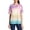Pink, variant on Women Short Sleeve Tie Dye Tops Crew Neck Basic T Shirts Summer Casual Loose Blouse Tee Plus Size "Red, 2XL"