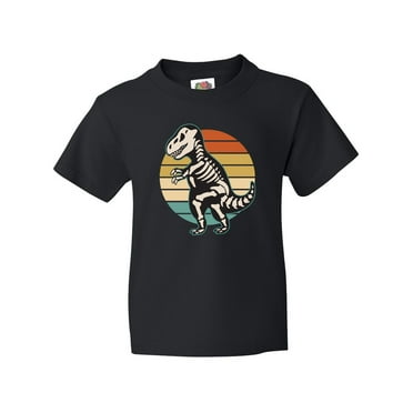 Inktastic Dinosaur Skeleton Halloween Youth T-Shirt
