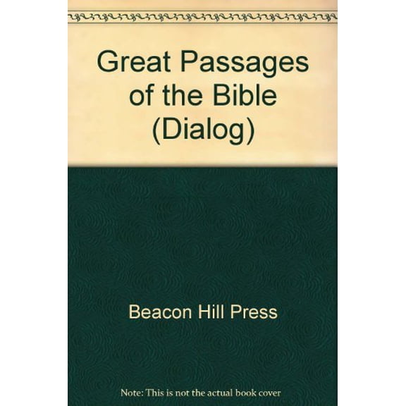Pre-Owned Great Passages of the Bible (Dialog) (Paperback) 0834116871 9780834116870