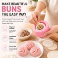 thumbnail image 5 of Bun Dumpling Maker Silicone Steamed Stuffed Bun Making Maker Handmade Baozi Makers Cooking Tools for Pastry Pie Steam Bun, 5 of 9