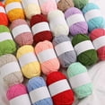thumbnail image 2 of XmhyTop-A Milk Cotton Yarn 200g Blended Fabric Chunky Yarn, Soft Warm Bulky Yarn for Knitting/Crochet, Ideal for Sweaters, Hats, Scarves DIY Hand Woven Projects,Y12, 2 of 4