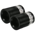 thumbnail image 1 of WRISTBIQUE 2Pcs Practical Golf Ferrules Black Lightweight Plastic Golfs Club Protection Sleeves, 1 of 8