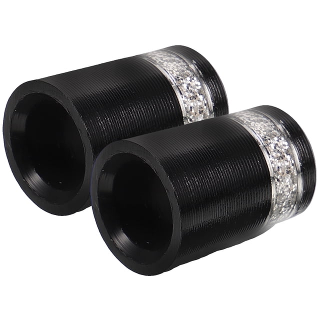 WRISTBIQUE 2Pcs Practical Golf Ferrules Black Lightweight Plastic Golfs Club Protection Sleeves