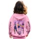 thumbnail image 3 of Pop cazadora para niña T-Shirt | Demo-n Hunters Team Cute Cartoon Design|HUNTR/X Rumi,Mire Zoeyy Kids Long Sleeve Hooded Sweatshirt,Saja Boys, Huntrix Tshirt, Gift for Fans, 3 of 4