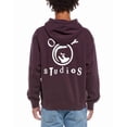 thumbnail image 2 of Obey mens Solid Hoodie, l, Purple, 2 of 3