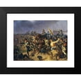 thumbnail image 2 of Fritz L' Allemand 18x14 Black Modern Framed Museum Art Print Titled - Episode from the Meeting Near Znaim 1809 (1845), 2 of 5