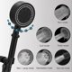 thumbnail image 3 of 5 mode high pressure hand shower with pause switch, one button hand shower for high water saving, 3 of 5