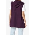 thumbnail image 2 of TheMogan Women's PLUS Drawstring Loose Fit Utility Vest Sleeveless Military Jacket, 2 of 7