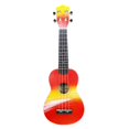 thumbnail image 1 of Ukelele Soprano de Madera de 21 Pulgadas, Guitarra Hawaiana para Estudiantes y Niños, con Nubes de Colores., 1 of 1