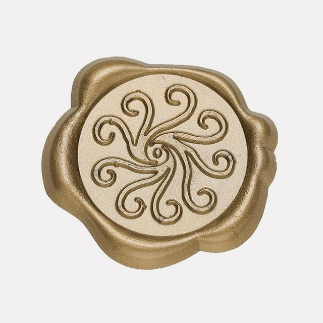 10 Pcs Lacquer Wax Label Seal Adhesive Stickers Fire Labels Invitation Stamp Sealing Ink Pad Envelope 07