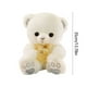 thumbnail image 3 of Oso de peluche de 35 cm y 13,8 pulgadas con pelusa para niños y niñas, ideal como regalo de cumpleaños o vacaciones., 3 of 6