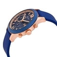 thumbnail image 2 of Guess Atlas Chronograph Blue Dial Blue Silicone Men's Watch W1055G2, 2 of 3