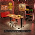 thumbnail image 3 of Mount-It! Stand Up Desk With Manual Crank, Frame Only, Height Adjustable Sit-Stand, Standing Ergonomic, Black (MI-7931), 3 of 10