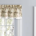 thumbnail image 3 of Ellis Curtain 52x12-Inch Cherries Ruffled Valance, Natural, 3 of 5