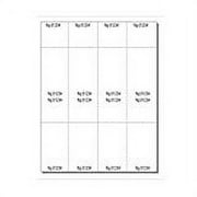 Laser Print Blank Ticket Sheets, 8-1/2" x 11", 8 Tickets Per Sheet, Perfed for Separations and Stubs, Consec Numbers, Ticket Size: 2-1/8" x 5-1/2" on White 67-lb Vellum - 250 Sheets (2,000 Tickets)