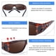 thumbnail image 4 of Gafas de Sol Polarizadas IGnaef UV400 para usar sobre anteojos Unisex, 4 of 6