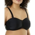 thumbnail image 3 of Women's Plus-Size Solid Bandeau Bikini Top, 3 of 6