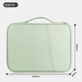 thumbnail image 5 of Zznnkj Portable Laptop Sleeve with Handle, 13.78 Inch Water-Resistant Shockproof Protective Computer Carrying Case Handbags for Notebook Laptops Tablet with Accessory Pocket, 5 of 9