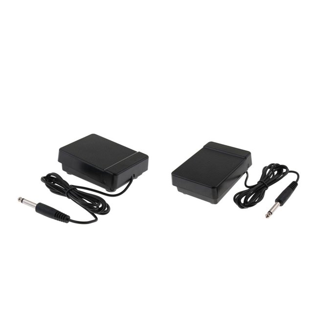 2pcs Piano Sustain Pedal Interruptor de piezaza Pedal amortiguador de órgano electrónico de 61 teclas Baoblaze Pedal de sostenido de piano