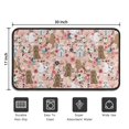 thumbnail image 5 of Poodle Dog and Flower Floral Door Rugs,Washable Non Slip Door Mats Indoor,Decorative Door Mats,Entry Mat Indoor for Entrance,Bedroom,Kitchen,Bathroom,30"x17", 5 of 6