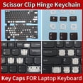 thumbnail image 1 of Replacement Keycaps Scissor Clip Hinge For LENOVO Thinkpad X280 X390 X395 X13 L13 Keyboard Keychain 2 Keycap, 1 of 5