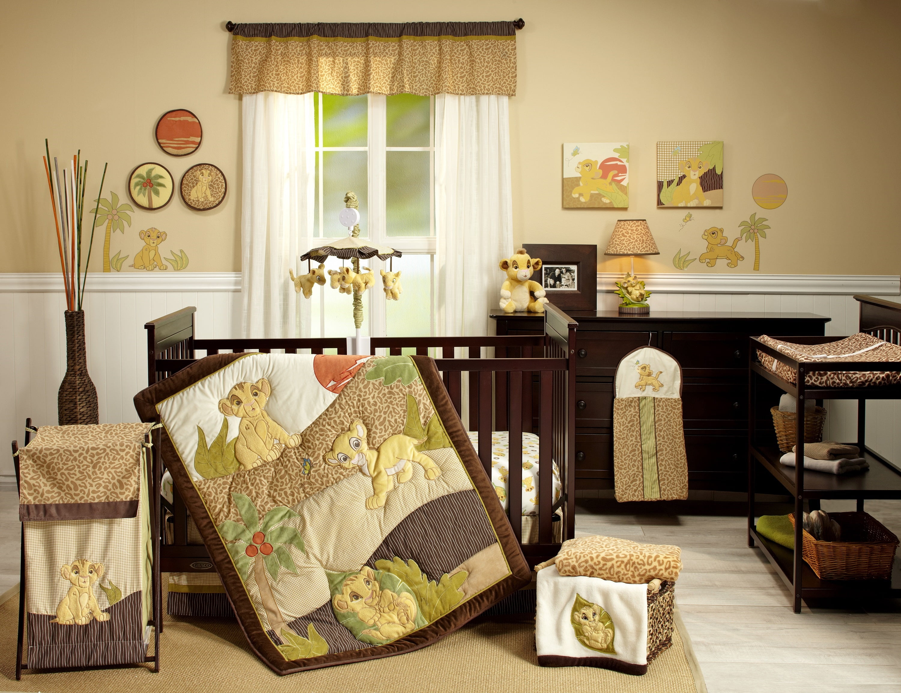 Circle of Life 10 Pc Nursery Crib Bedding Set by Disney Baby Lion King 