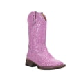 thumbnail image 2 of Roper Girls Glitter Galore Square Toe Cowboy   Boots Shoes, 2 of 5