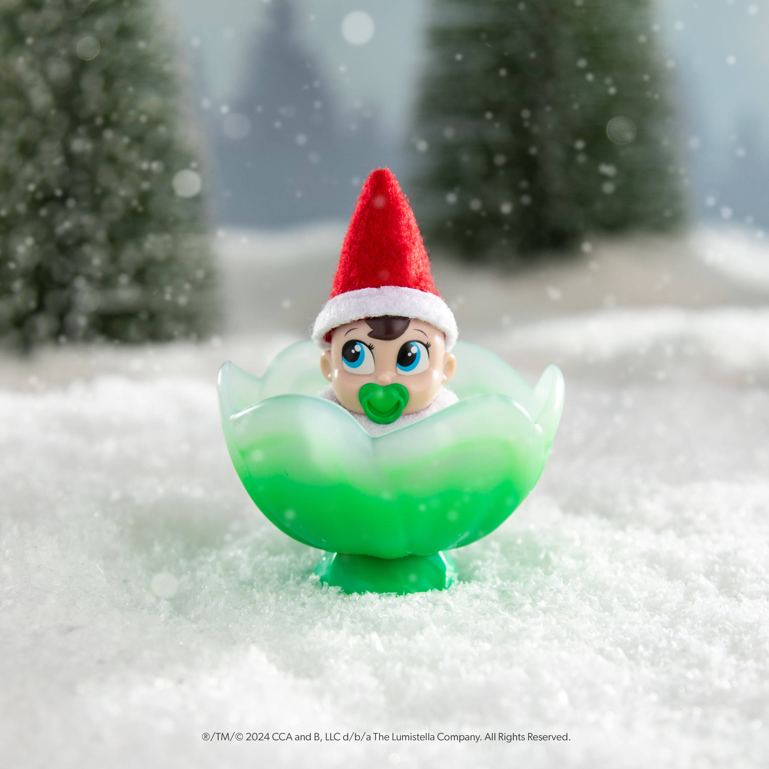 The Elf on the Shelf Frost Pips Mini Blooms Elf Baby (Blue-Eyed Boy)