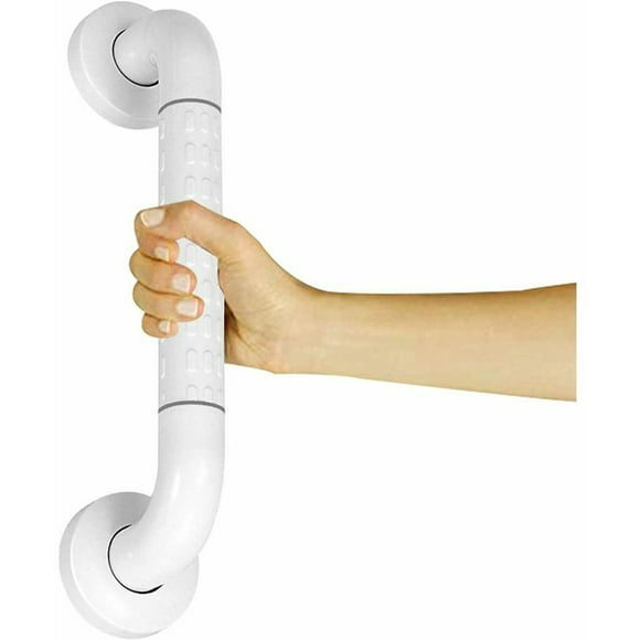 38cm White Handrail Stainless Steel Barrier-Free Disabled Elderly Handrail for Bathtub and Toilet - Elderly