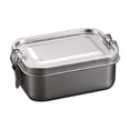 thumbnail image 3 of Stainless Steel Double Layer Lunch Compartment Lunch Student Square Outdoor Style Fresh Keeping Pantry Organization And Storage Storage Trays for Organizing Glass Storage Divided Food Storage, 3 of 4