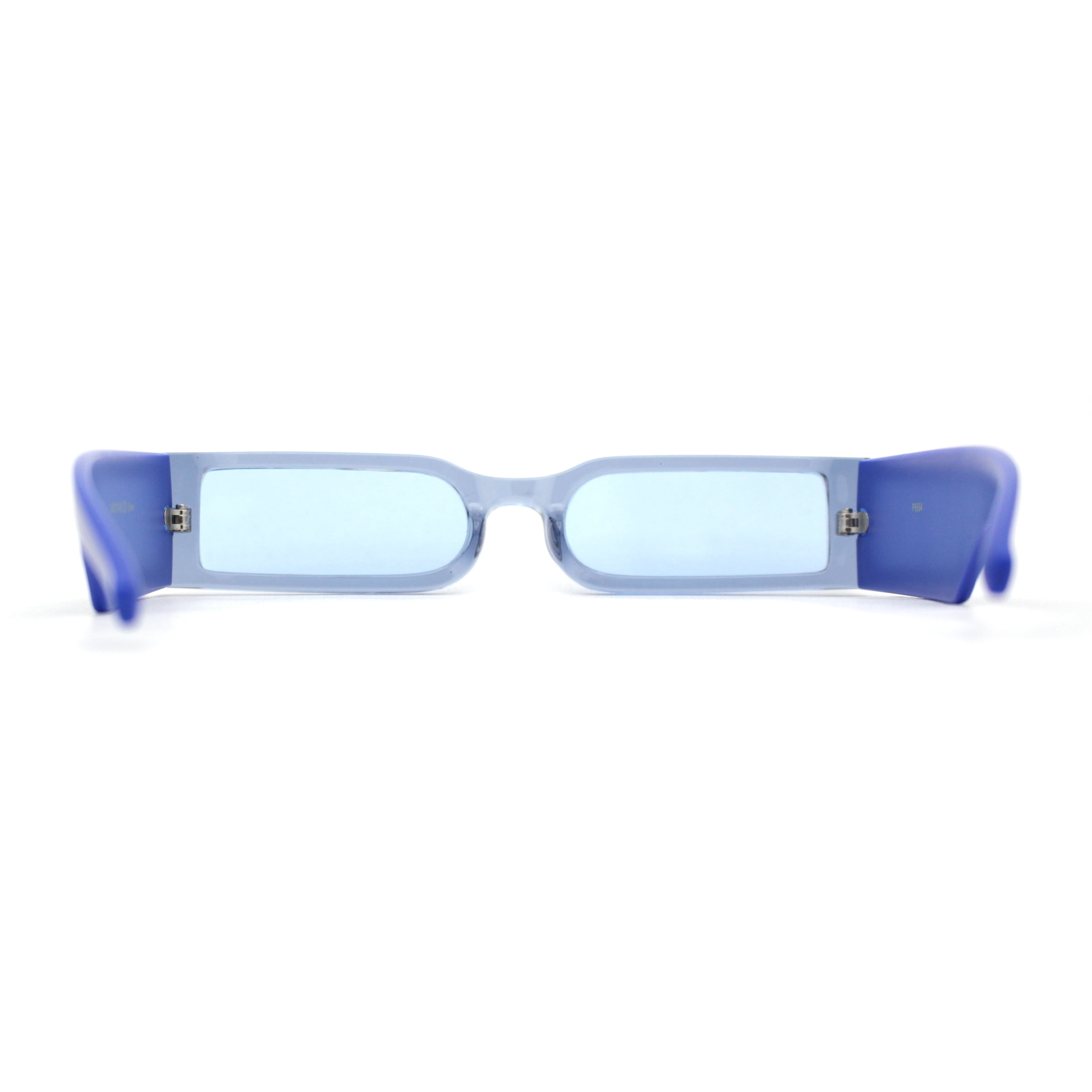 SA106 Mens Luxury Mod Rimless Block Lens Shield Oversize Sunglasses Black Smoke, Adult Unisex, Size: One Size