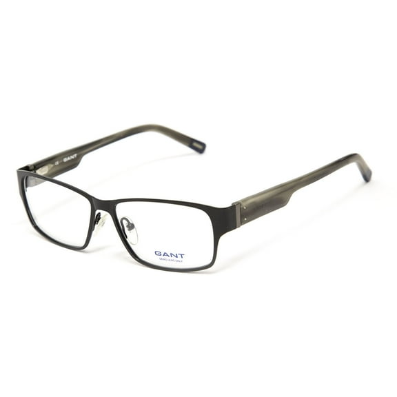 Gant Leopold Rectangular Eyeglass Frames 54mm Satin Black