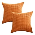 thumbnail image 2 of Spring Set Of 2 Corduroy Striped Cushion Covers 24x24 Inch Throw Pillow Covers For Living Room 24x24 In 2 Pack, 2 of 9