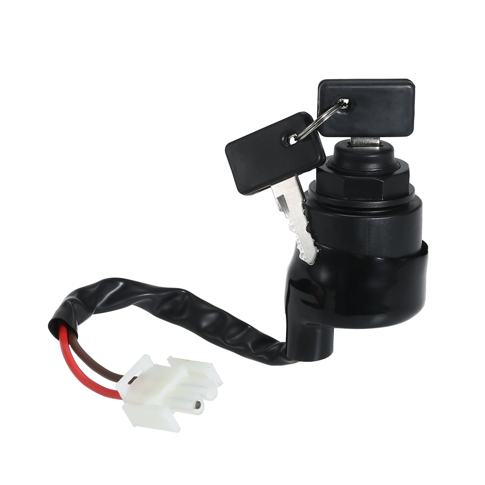 Meterk Replacement for Yamaha Cart Ignition Key Switch & Keys Gas Or