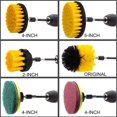 thumbnail image 3 of 12 Pieces Drill Brush Attachment Set,Power Scrubber Drill Brush Kits, with Extended Attachments Drill Bit Brush Set for Car, Grout, Floor, Bathtub, Shower, Kitchen, 3 of 5