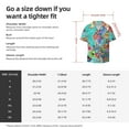 thumbnail image 5 of Lsque Cartoon Map Of Europe print Men's Cuban Collar Short Sleeve Shirt Summer Beachwear Casual Button Down Fashionable Vacation Leisure Shirt-X-Large, 5 of 7