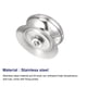 thumbnail image 4 of Universal Olla Tapa Perilla, Inoxidable Acero Reemplazo Perilla 62x56x28mm para Sartén Cubierta Tapa, Paquete de 2, 4 of 6