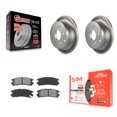 thumbnail image 1 of Transit Auto Rear Coated Disc Brake Rotors and Semi-Metallic Pads Kit for Car Mitsubishi Eclipse Galant KGS-101331, 1 of 11