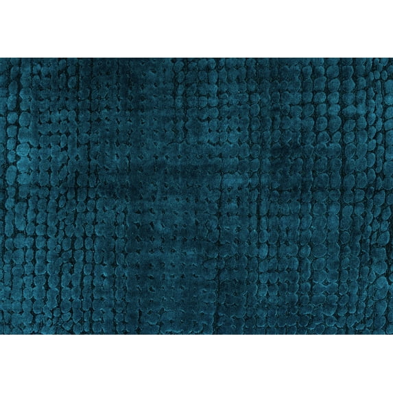 Ahgly Company Indoor Rectangle Abstract Light Blue Modern Area Rugs, 2' x 3'
