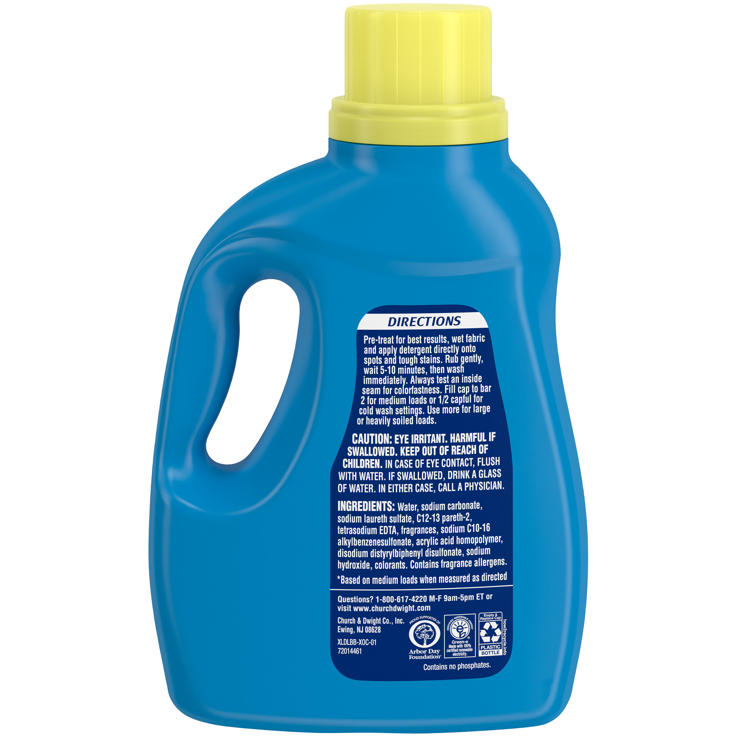Xtra Plus OxiClean Liquid Laundry Detergent, Crystal Clean, 75oz - image 2 of 9