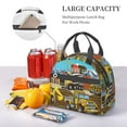 thumbnail image 6 of Goofa Different Construction Site Vehicles Pattern Lunch Bag ,Insulated Lunch Box, Small Leakproof Cooler Food Lunch Containers Reusable High Capacity Lunch Tote Bags, 6 of 8