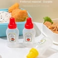 thumbnail image 3 of Portable Mini Ketchup Bottle Small Size Sauce Squeeze Bottle Lunch Salad Sauce Mustard Honey Container for Picnic, 3 of 5