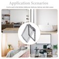 thumbnail image 3 of KONTONTY 3pcs Light Switch Cover Grey ABS Childproof Self-adhesive Design for Bedrooms, 3 of 8